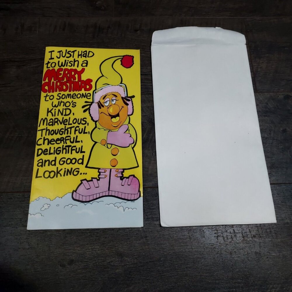 Christmass Card 15"x8" With Envelope- Happy Day Brand Made In USA. - Picture 3 of 6